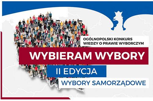 Plakat Konkurs Wybieram wybory 500px