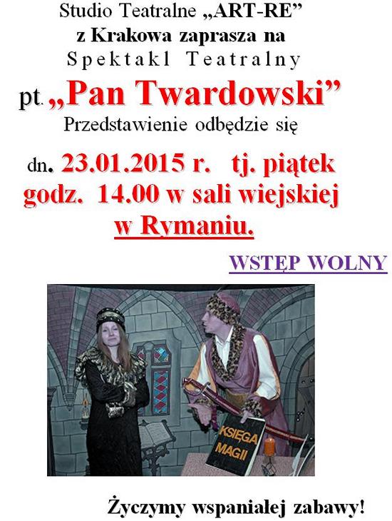 Spektakl Pan Twardowski 23.01.2015