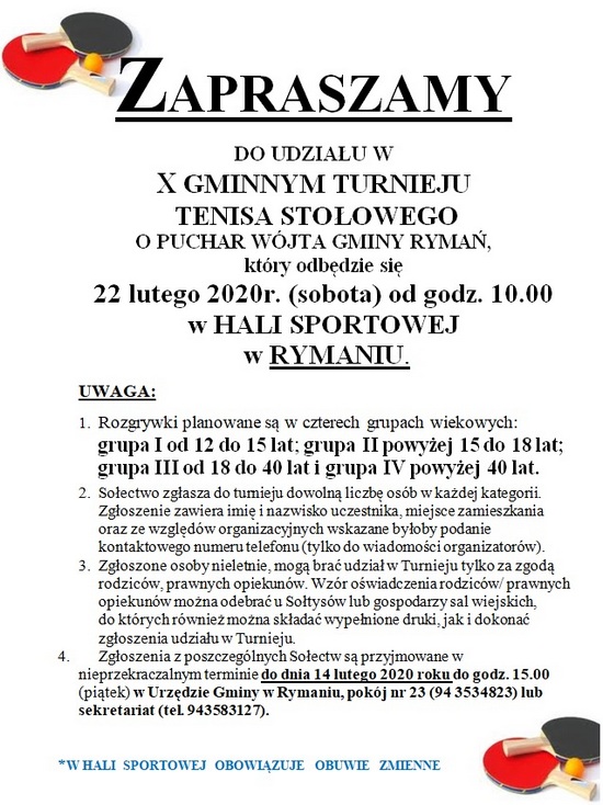 Turniej Tenisa Stolowego 22.02.2020 550