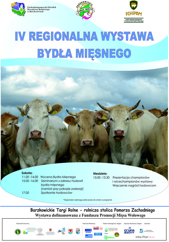 plakat Wystawa Bydla Miesnego 550
