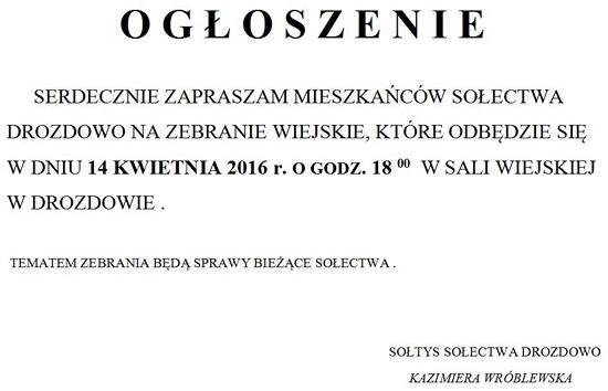 Zebranie wiejskie Drozdowo 14.04.2016 550px