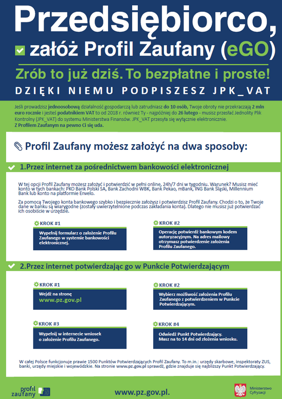 Plakat Profil Zaufany